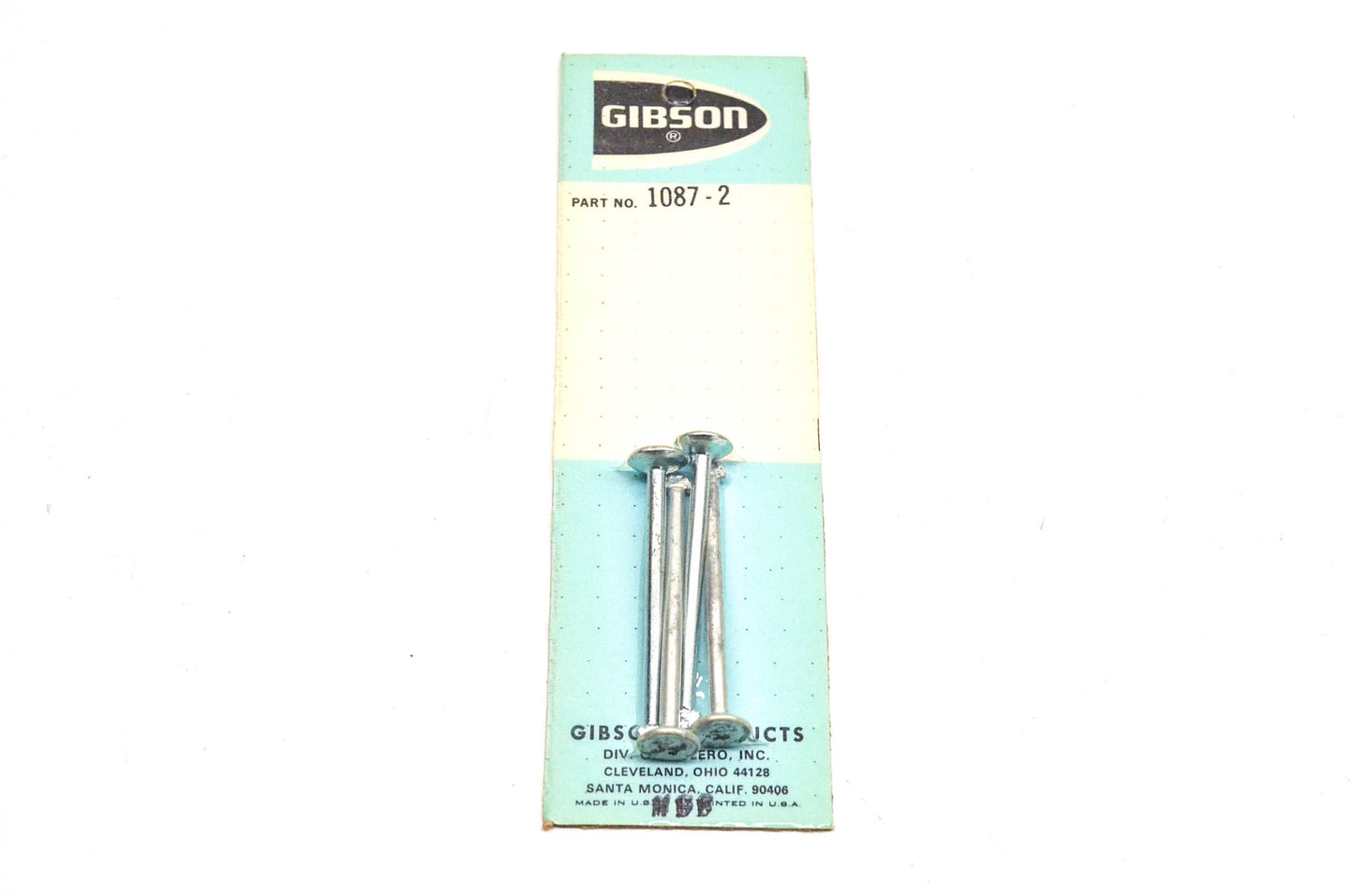Gibson 1087-2 Hold Down Pin Kit NOS