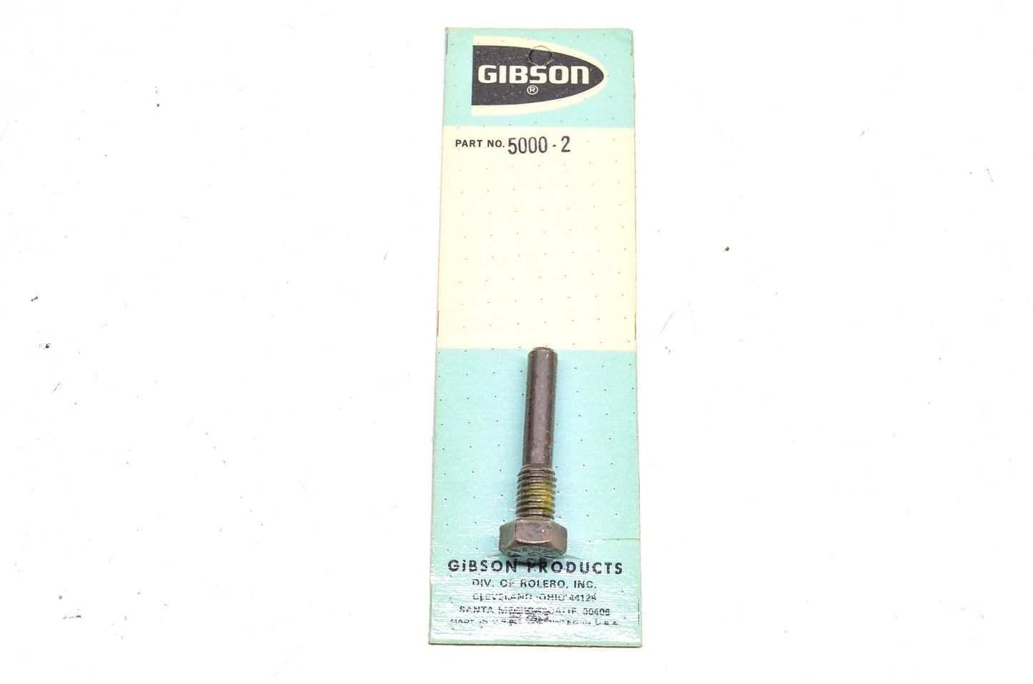 Gibson 5000-2 Disc Brake Caliper Bolt NOS