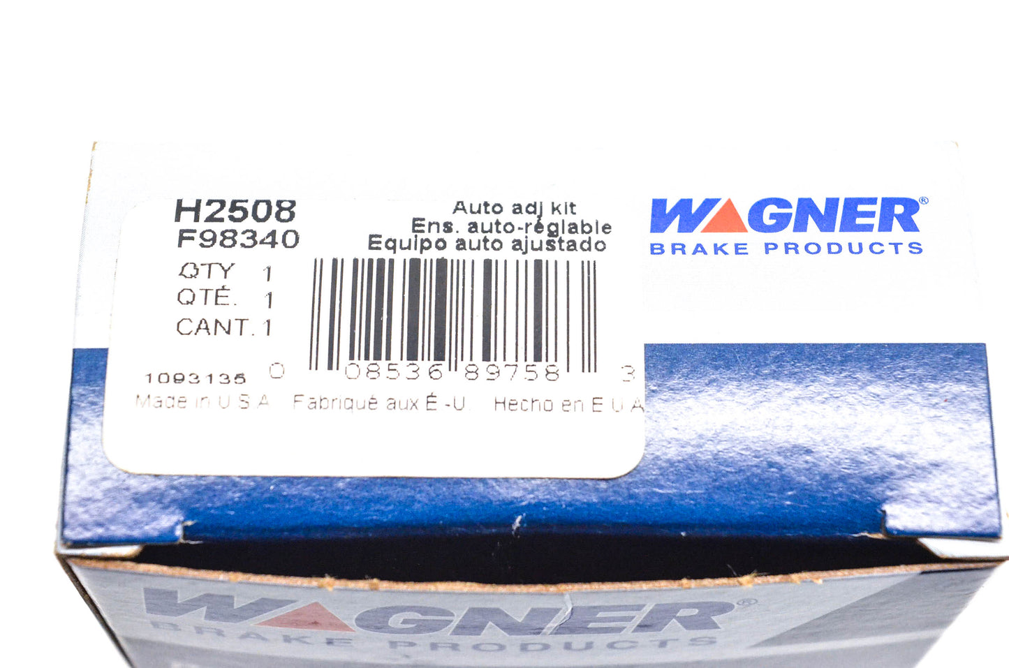 Wagner H2508, F98340 Drum Brake Self Adjusting Repair Kit NOS