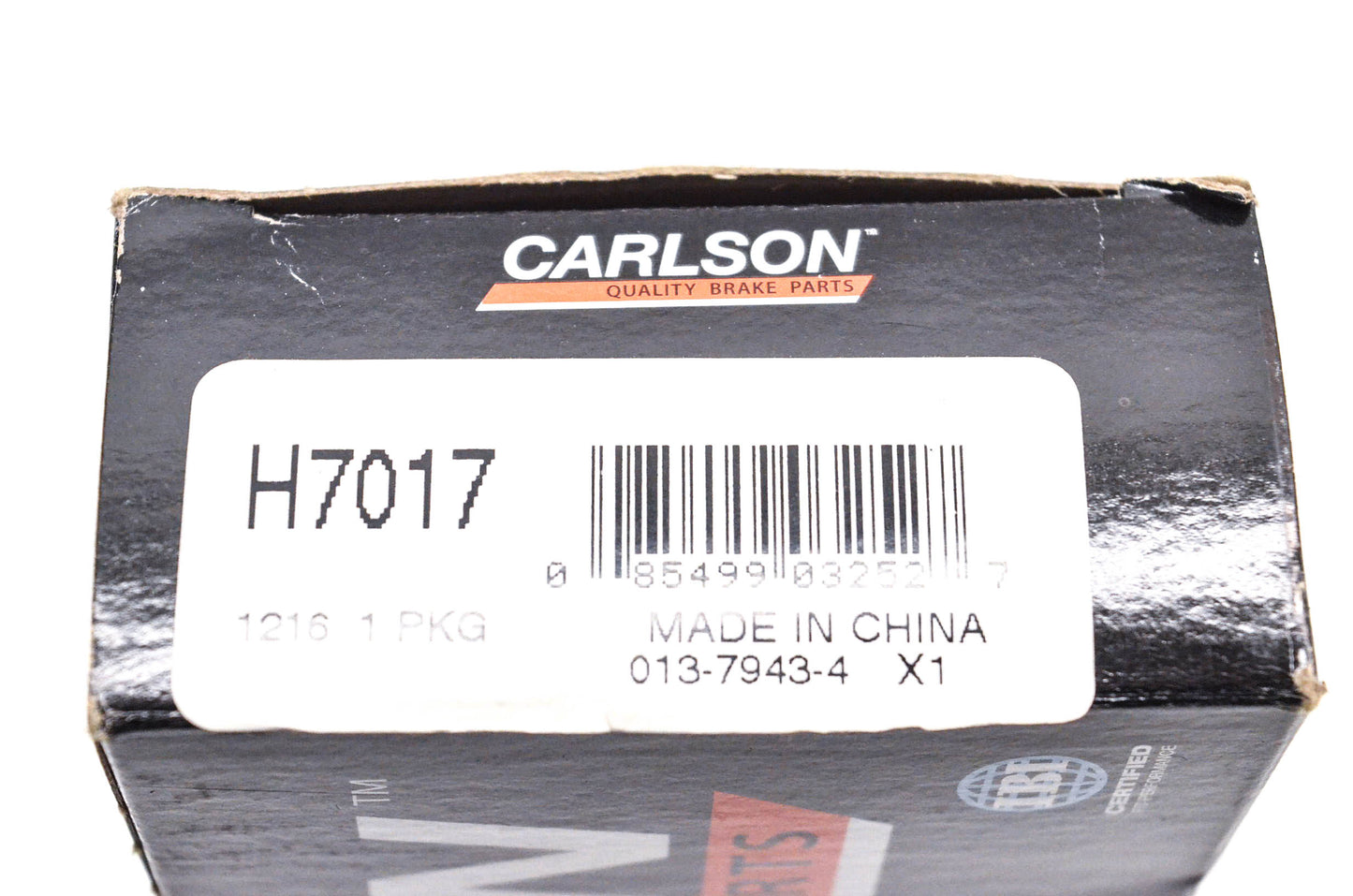 Carlson H7017, 3006119 Drum Brake Hardware Kit NOS