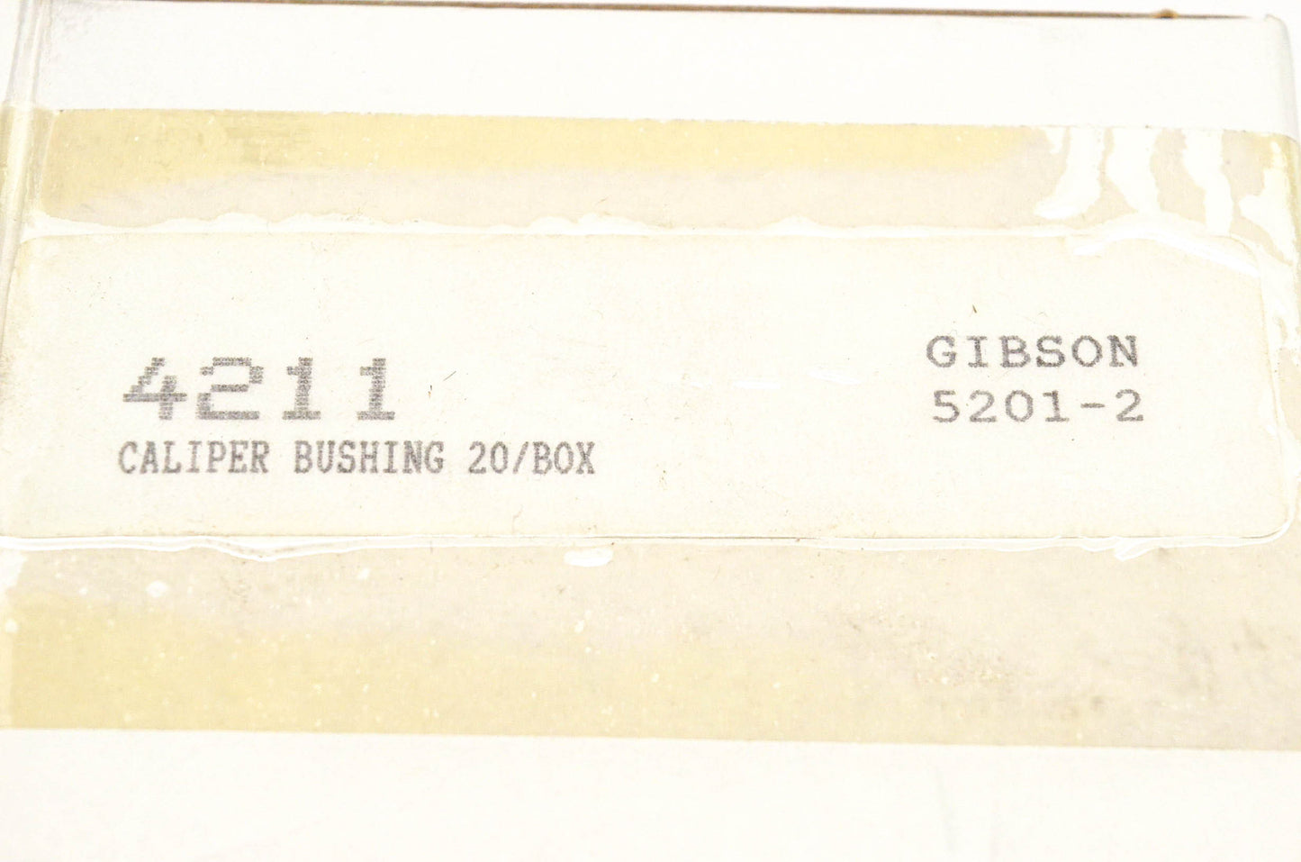 Aftermarket 4211, 5201-2, H5201 Caliper Bushing Kit NOS