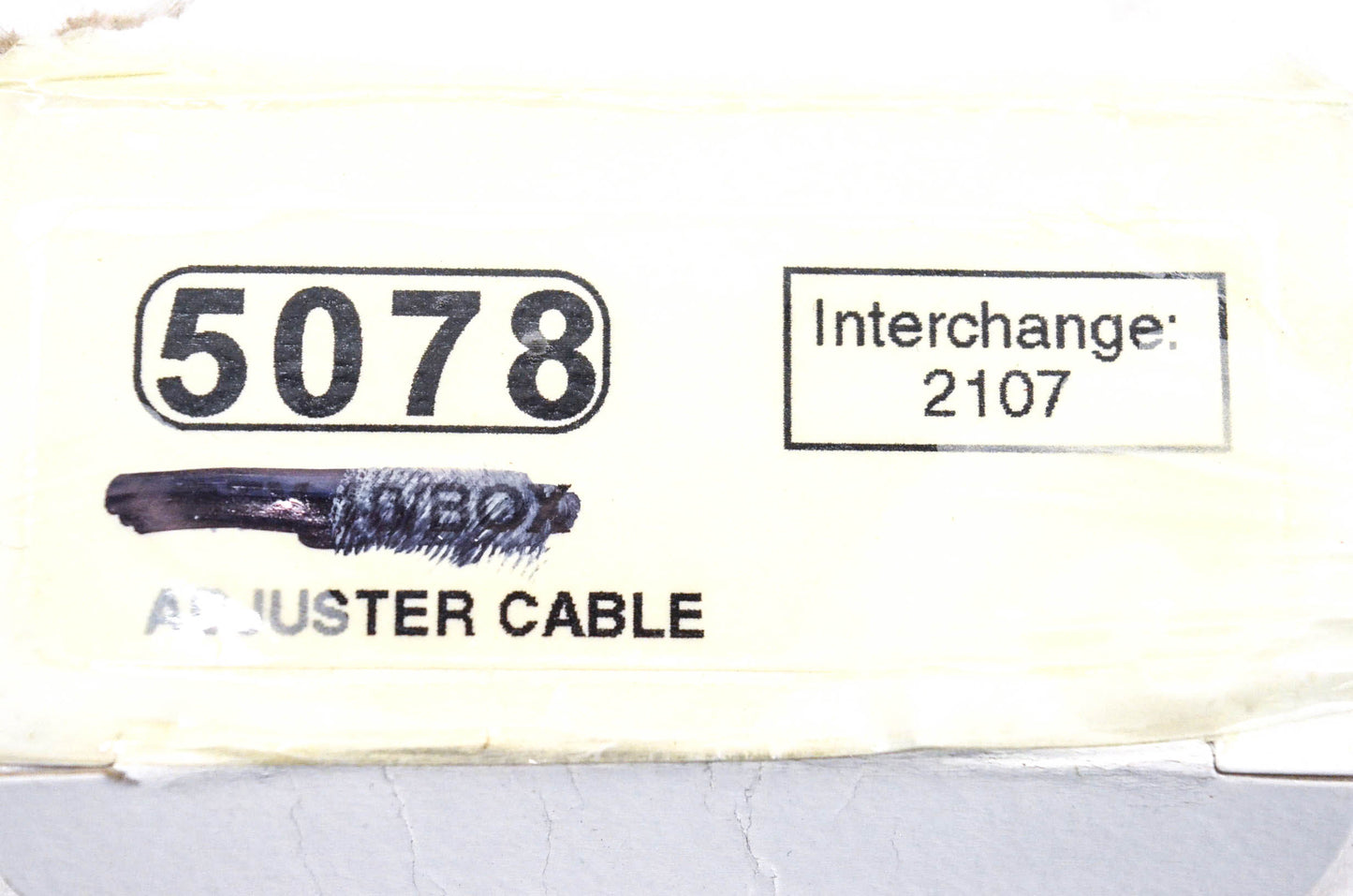 Aftermarket 5078, 2107, H2107-2 Drum Brake Self Adjuster Cables Qty 2 NOS