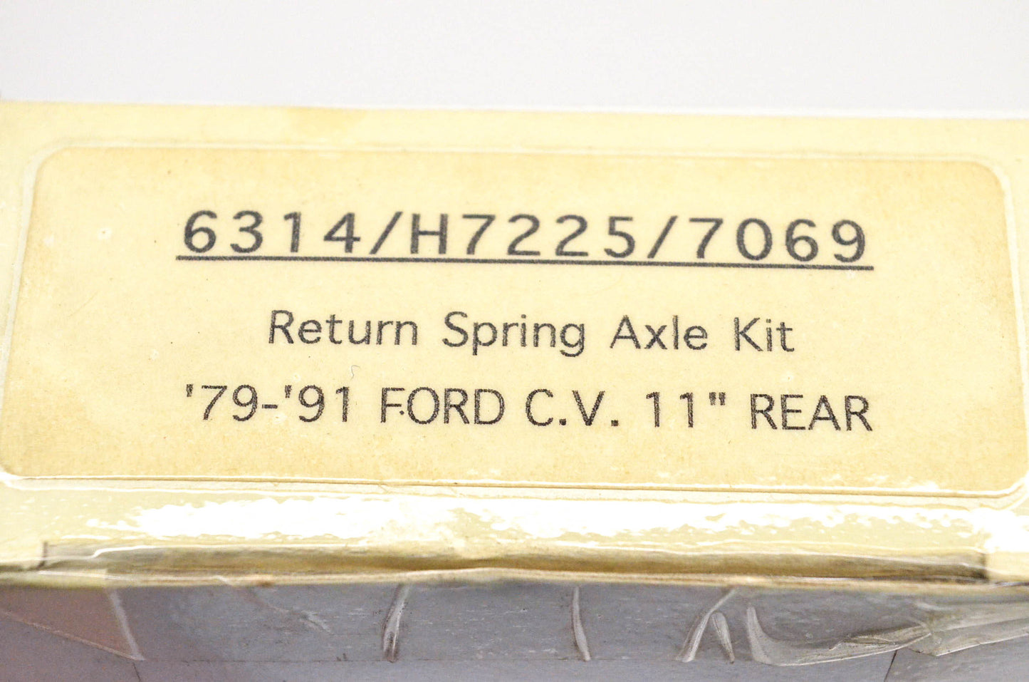 Aftermarket 6314, H7225, 7069 Brake Return Spring Axle Kit NOS