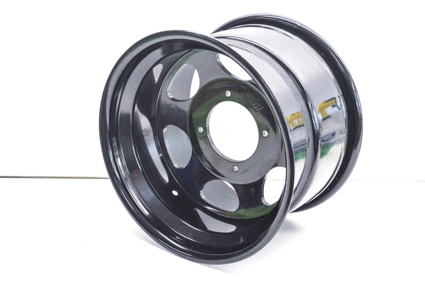 STI S149B136 Black 4 Hole Wheel Rim 14x9 NOS