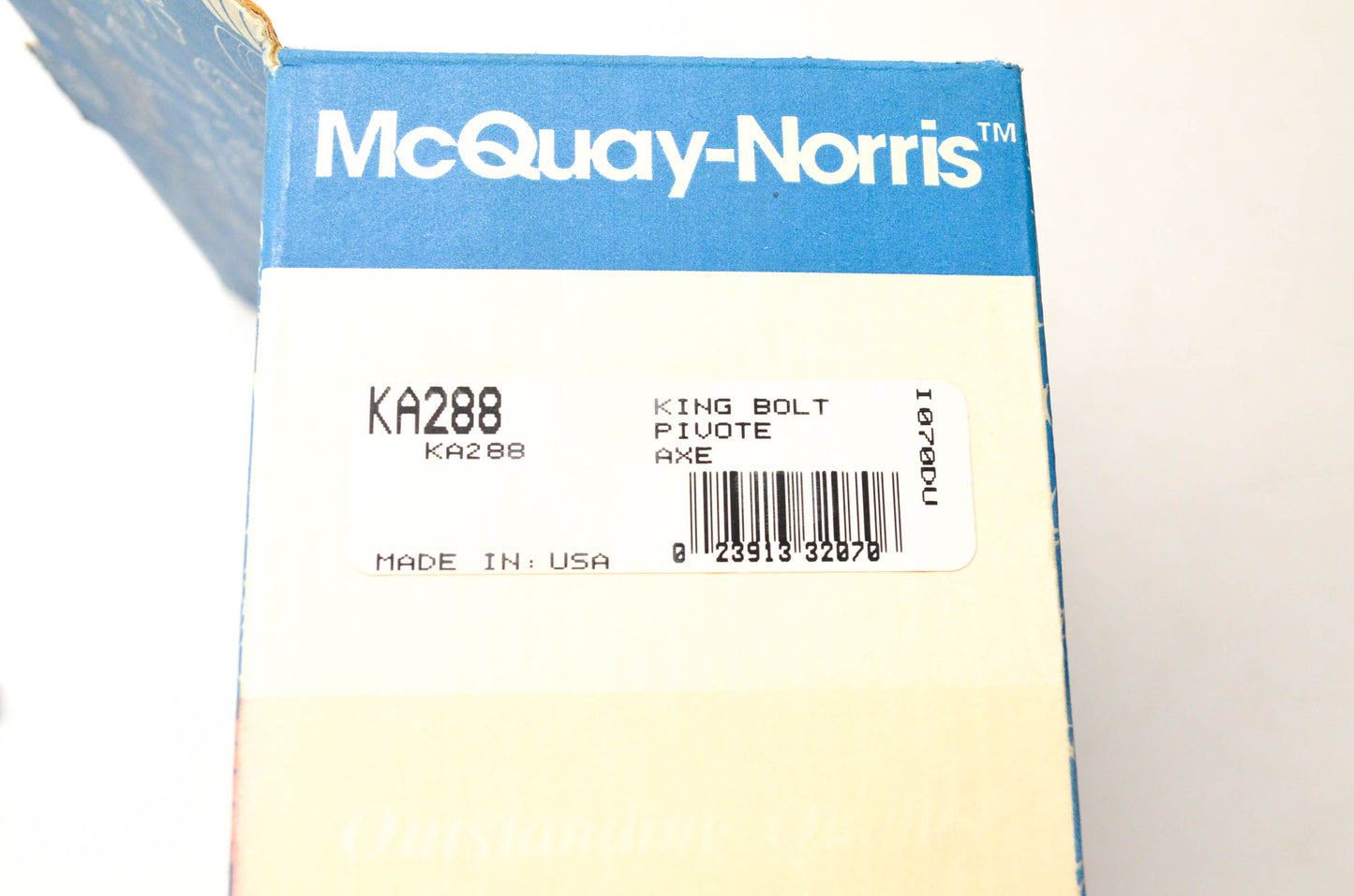 McQuay-Norris KA288 Steering King Pin Kit NOS