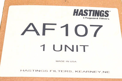 Hastings AF107 Air Filter Kit NOS