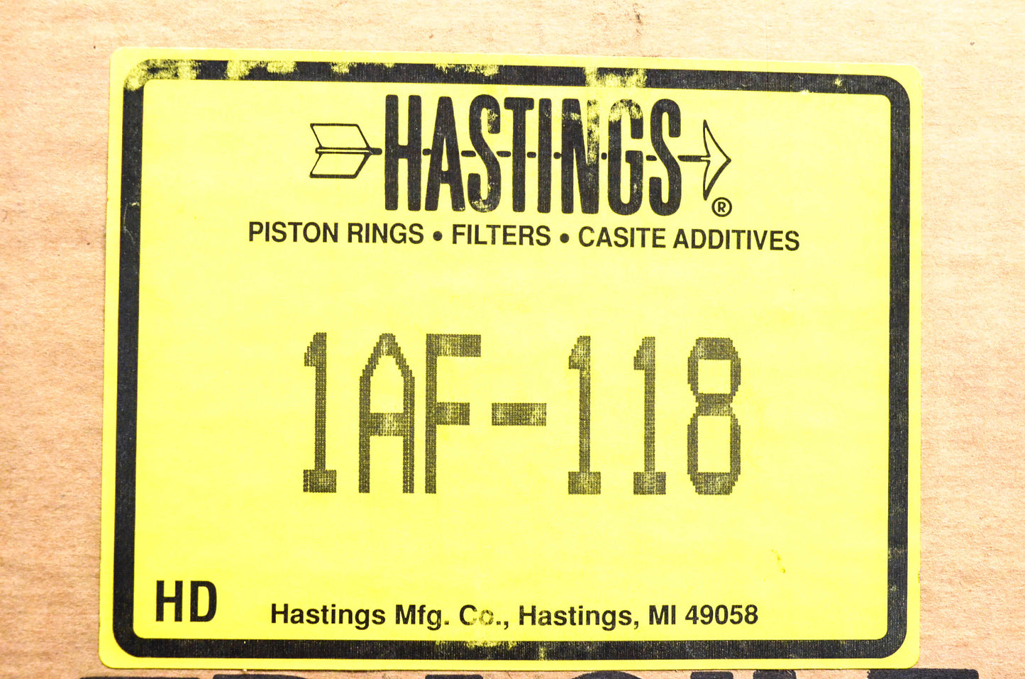 Hastings AF118 Air Filter NOS
