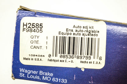 Wagner H2585, F98405 Drum Brake Self Adjusting Repair Kit NOS