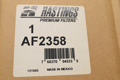 Hastings AF2358 Air Filter NOS
