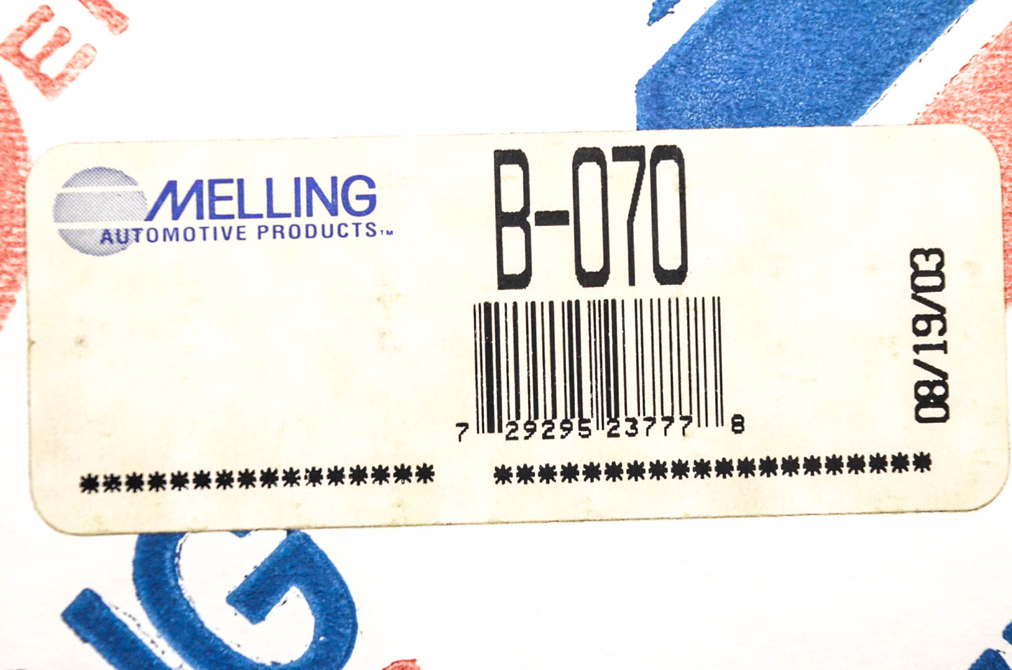 Melling B-070 Timing Belt NOS