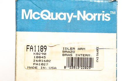 McQuay-Norris FA1189, K8290, 2681602 Idler Arm Kit NOS