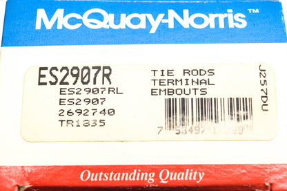 McQuay-Norris ES2907R, 2692740, TR1835 Tie Rod Kit NOS