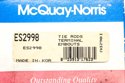 McQuay-Norris ES2998 Tie Rod Kit NOS