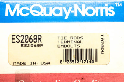 McQuay-Norris ES2068R Tie Rod Socket Kit NOS