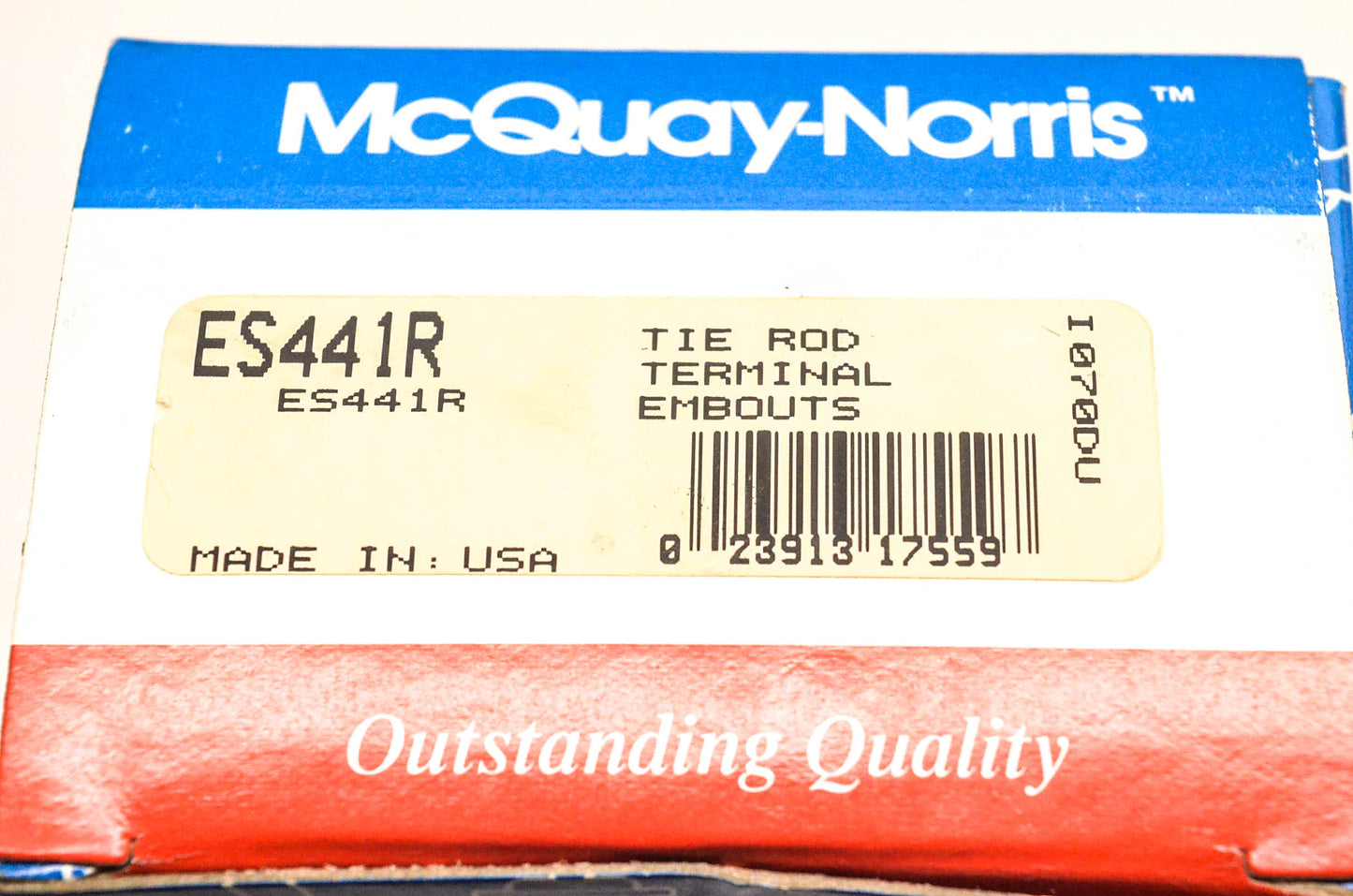 McQuay-Norris ES441R, 2692330, TR1084 Tie Rod Kit NOS