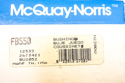 McQuay-Norris FB550, 12535, 2673421 Bushing NOS