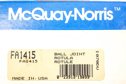McQuay-Norris FA1415 Ball Joint Kit NOS
