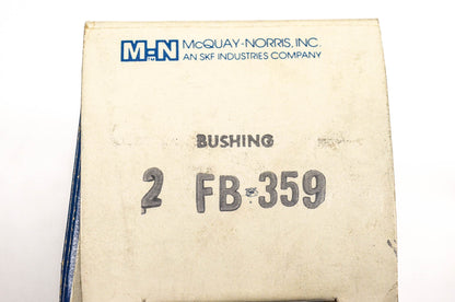 McQuay-Norris FB359 Bushings Qty 2 NOS