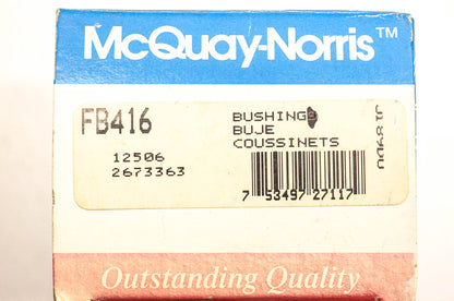 McQuay-Norris FB416, 12506, 2673363 Bushing NOS