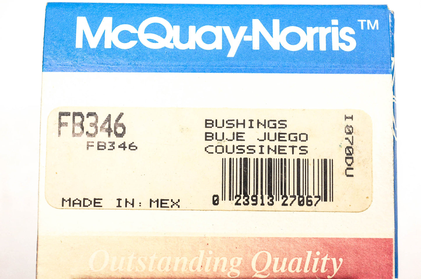 McQuay-Norris FB346 Bushing NOS