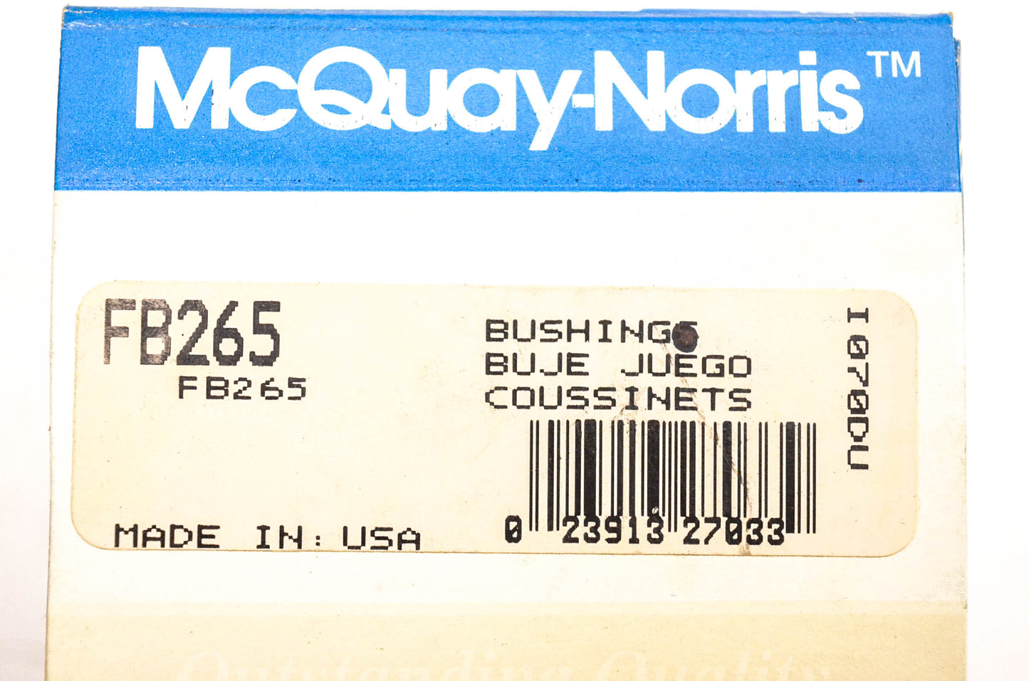McQuay-Norris FB265 Bushing NOS