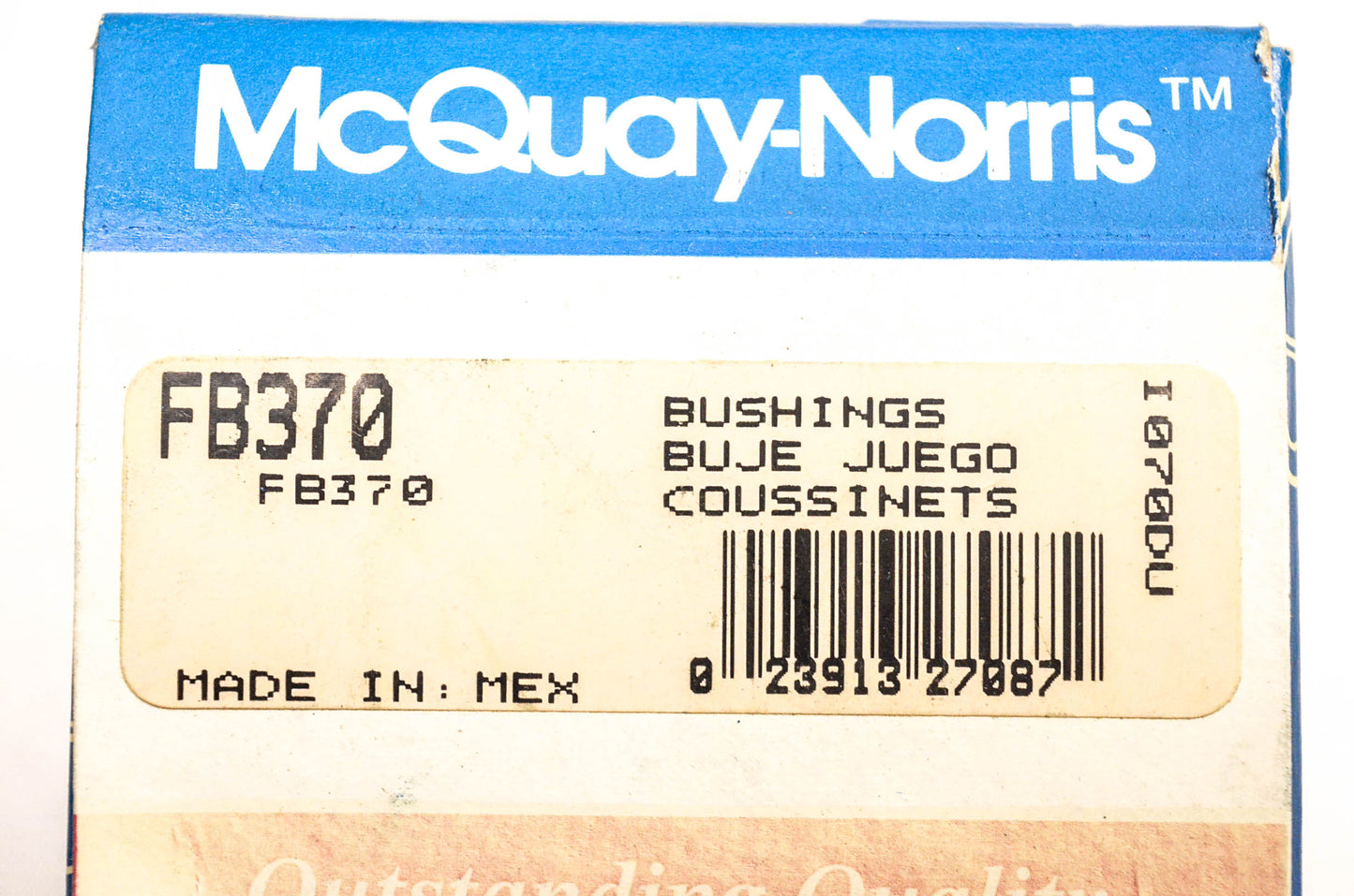 McQuay-Norris FB370 Bushing NOS