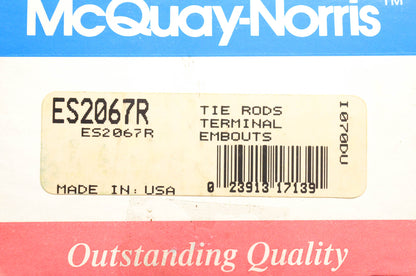 McQuay-Norris ES2067R Tie Rod Socket Kit NOS