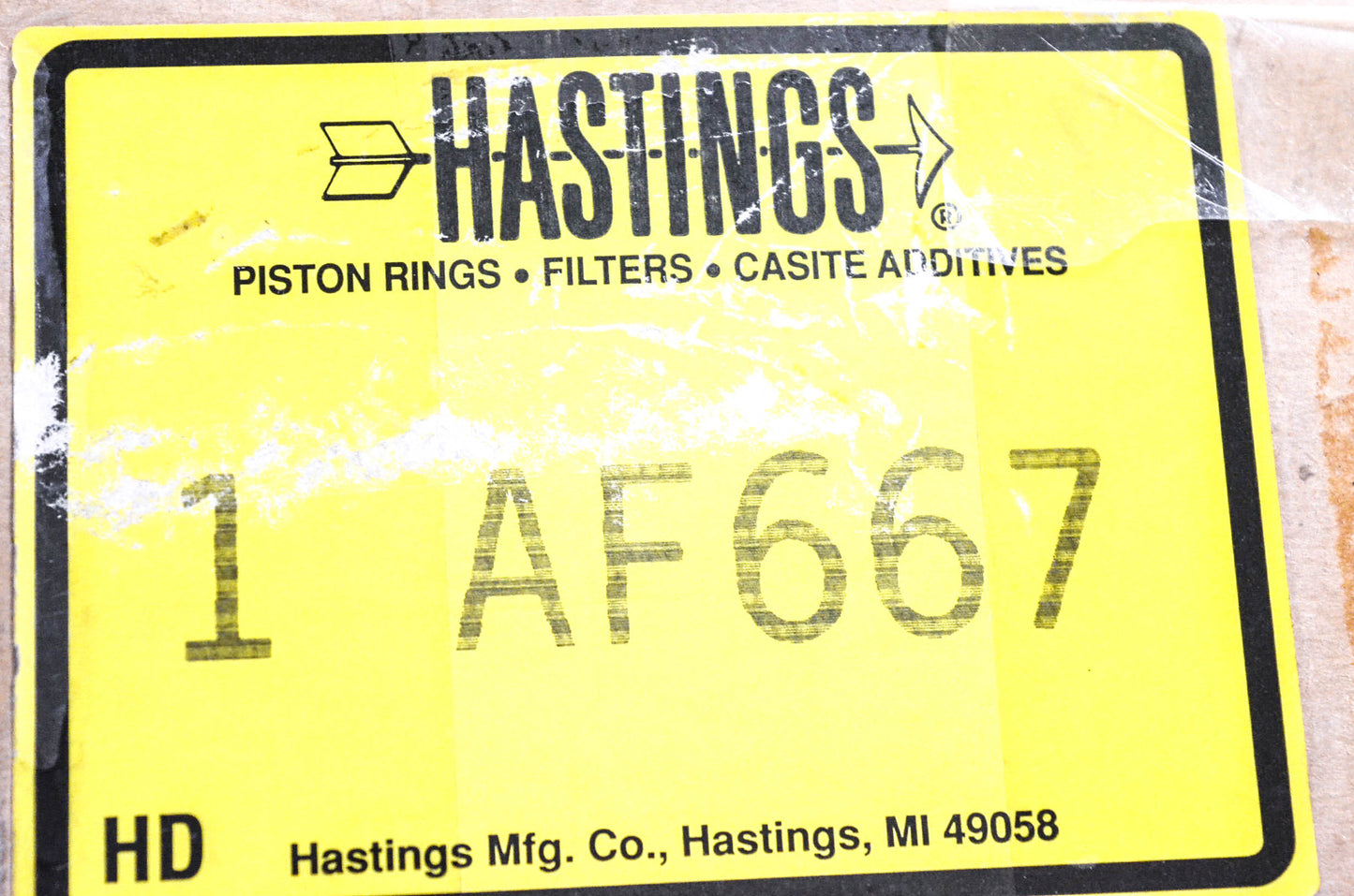 Hastings AF667 Air Filter Kit NOS