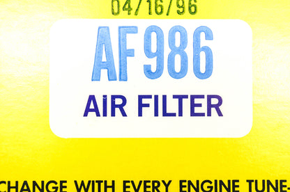 Hastings AF986 Air Filter NOS