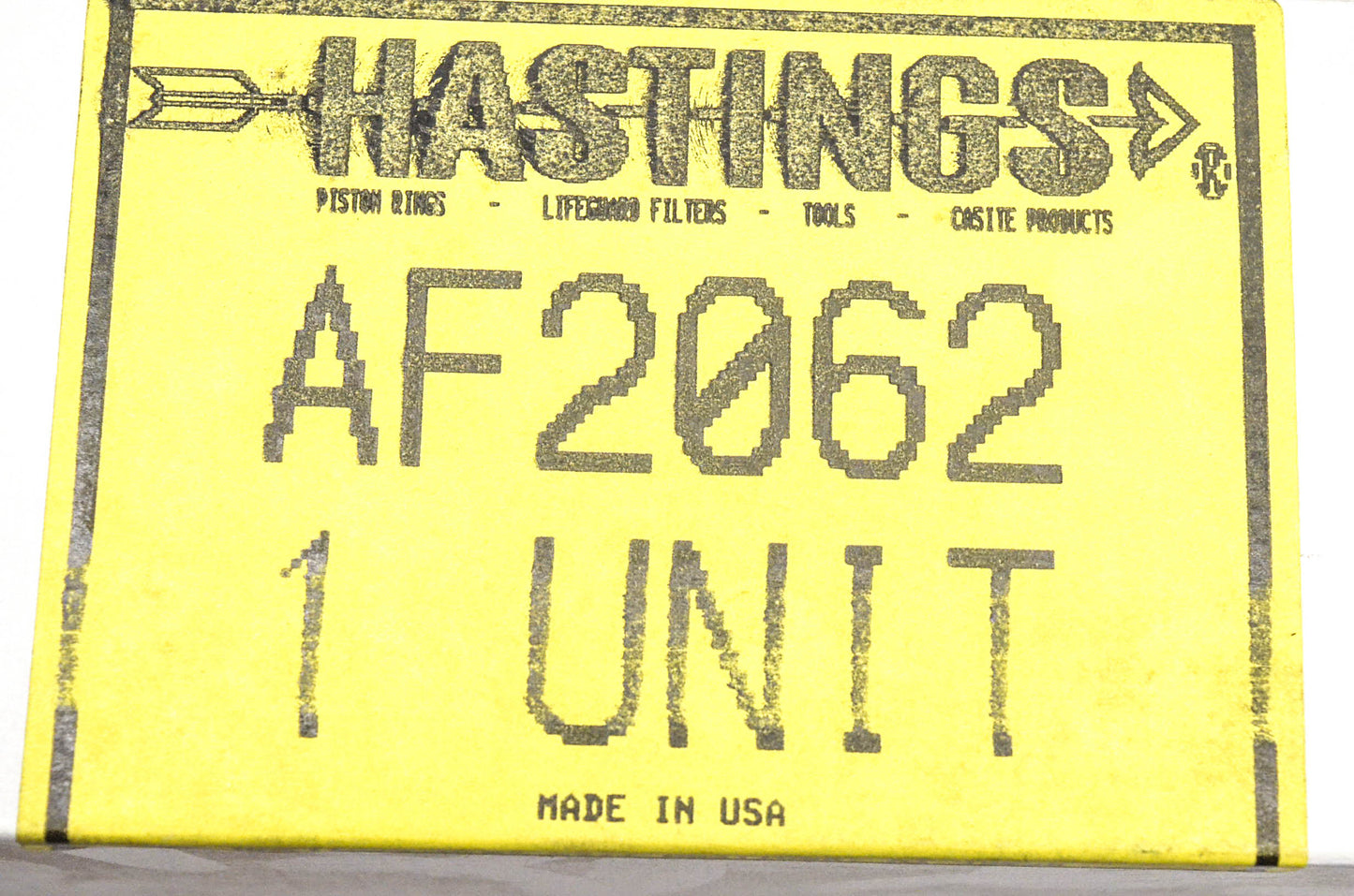 Hastings AF2062 Air Filter NOS