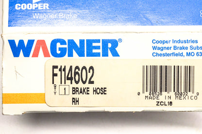 Wagner F114602 Brake Hose NOS