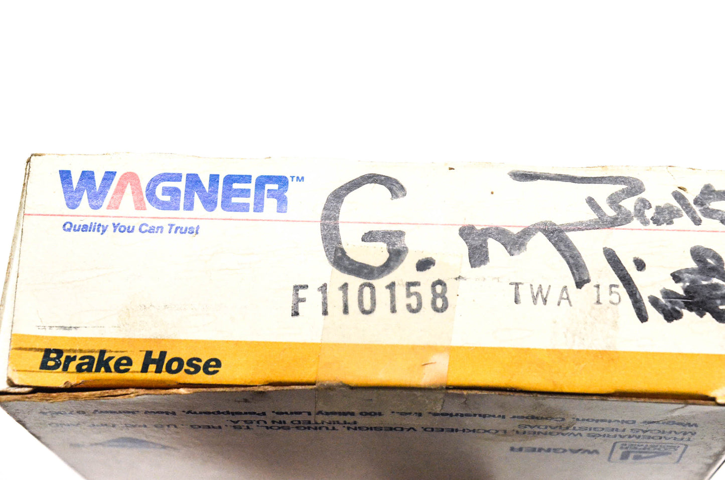 Wagner F110158 Brake Hose NOS