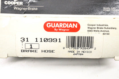Wagner F110991, 31 110991 Guardian Brake Hose NOS