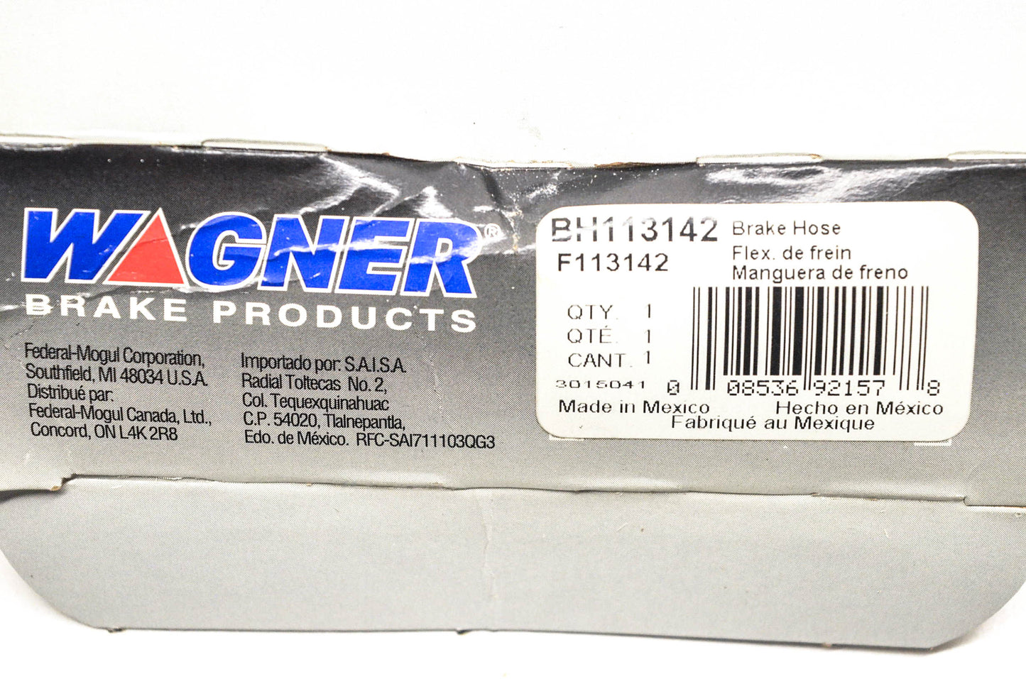 Wagner F113142, BH113142 Brake Hose NOS