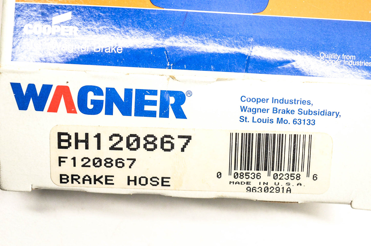 Wagner F120867, BH120867 Brake Hose NOS