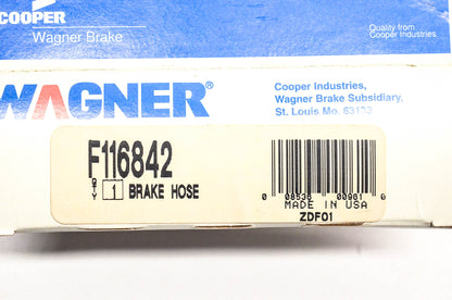 Wagner F116842 Brake Hose NOS