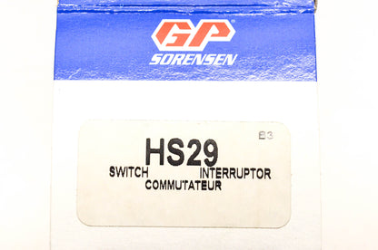 GP Sorensen HS29 Switch NOS