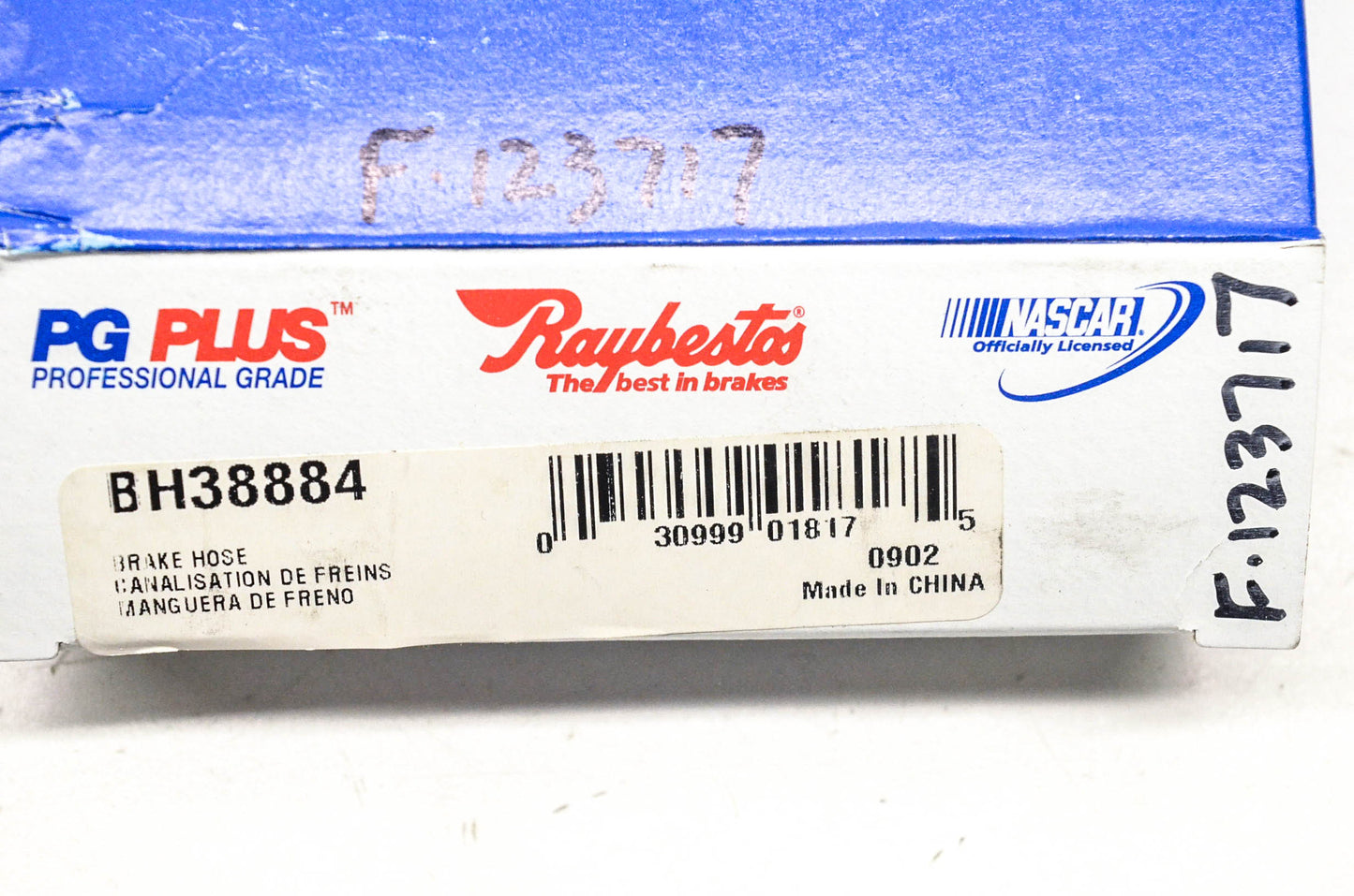 Raybestos BH38884, F123717 Brake Hose NOS
