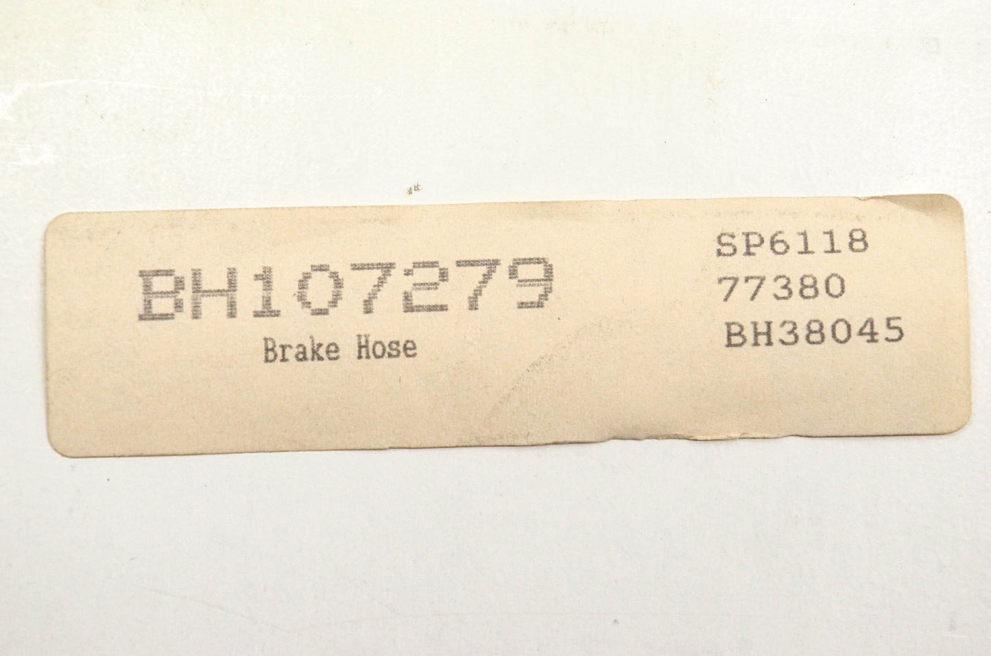 Aftermarket BH107279, SP6188, BH38045 Brake Hose NOS