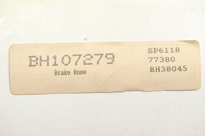 Aftermarket BH107279, SP6188, BH38045 Brake Hose NOS