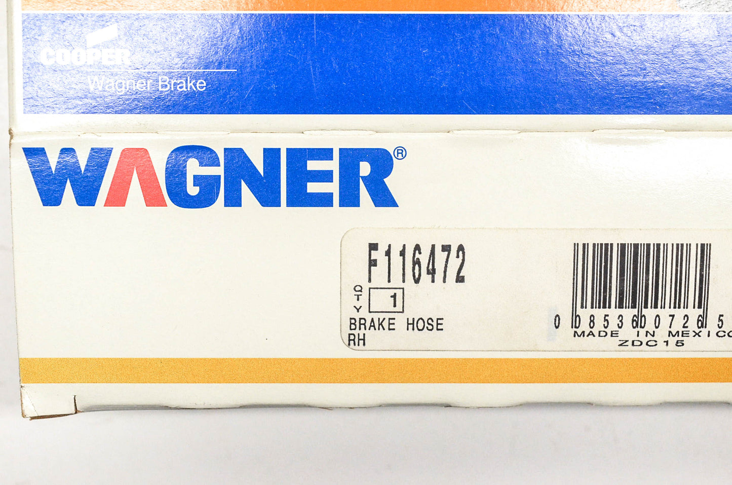 Wagner F116472 Brake Hose NOS