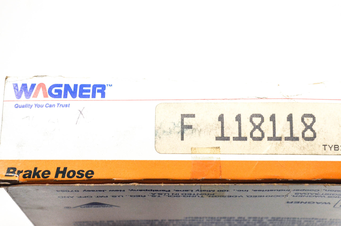 Wagner F118118 Brake Hose NOS
