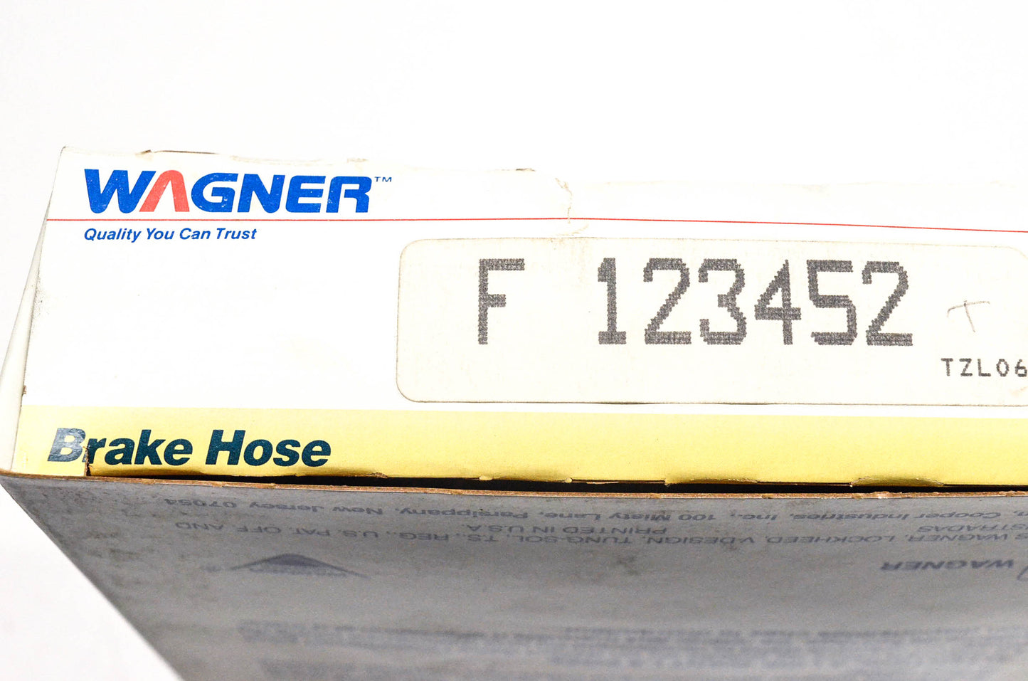 Wagner F123452 Brake Hose NOS