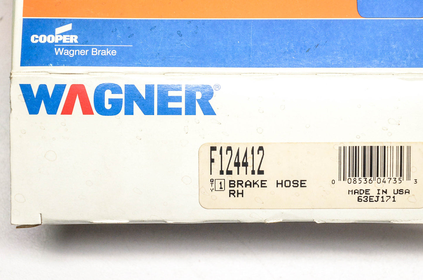 Wagner F124412 Brake Hose NOS