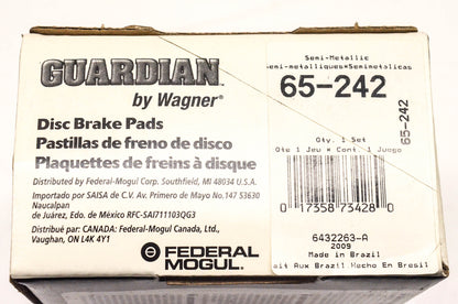 Wagner 65-242, 6432228-A Guardian Disc Brake Pad Kit NOS