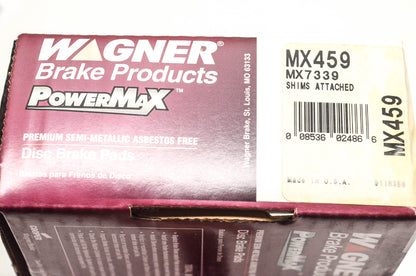 Wagner MX459, MX7339 Powermax Disc Brake Pad Kit NOS