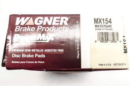 Wagner MX154, MX7070AR Powermax Disc Brake Pad Kit NOS