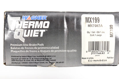 Wagner MX199, MX7082A Thermo Quiet Disc Brake Pad Kit NOS