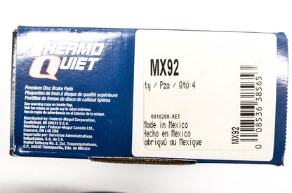 Wagner MX92 Thermo Quiet Disc Brake Pad Kit NOS