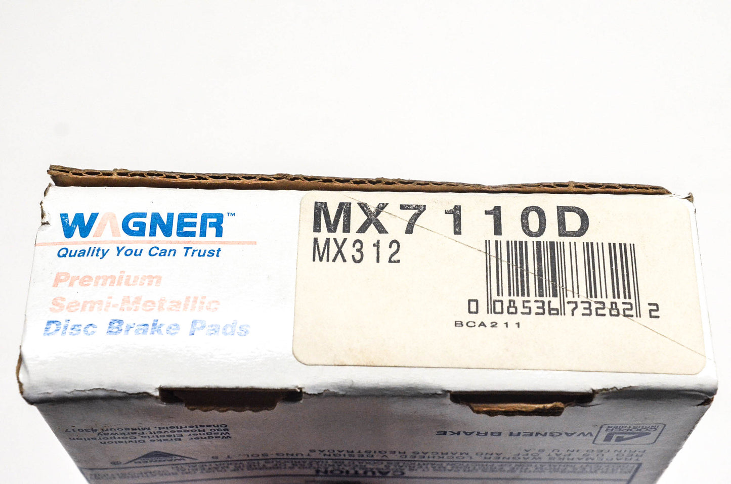Wagner MX7110D, MX312 Disc Brake Pad Kit NOS